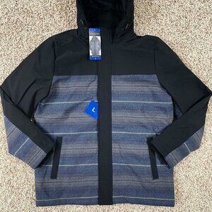 Pendleton Men’s Wool Blend Jacket with Removable Hood Black, Size Large (New)